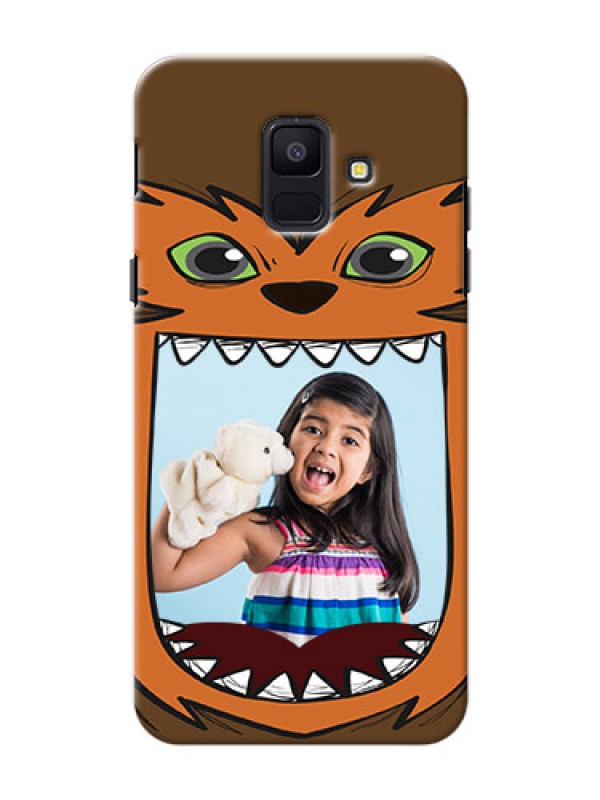 Custom Samsung Galaxy A6 2018 owl monster backcase Design