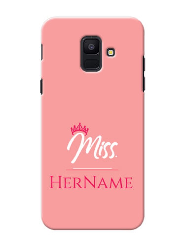 Custom Galaxy A6 2018 Custom Phone Case Mrs with Name