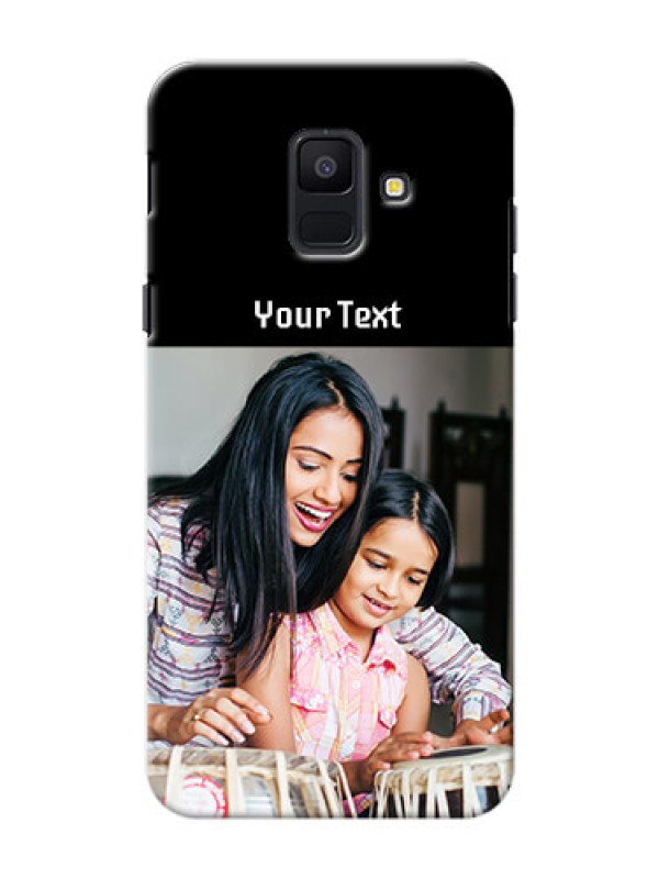 Custom Galaxy A6 2018 Photo with Name on Phone Case