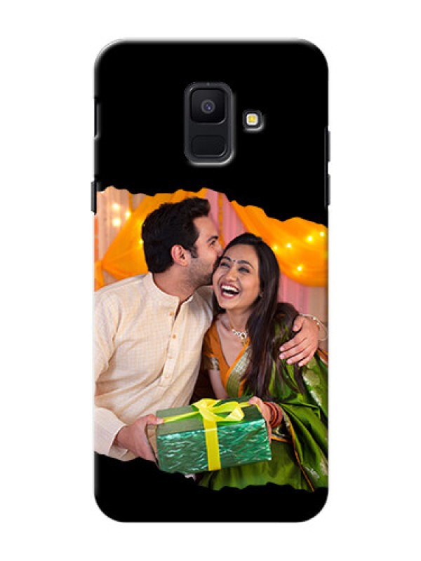 Custom Galaxy A6 2018 Custom Phone Covers: Tear-off Design