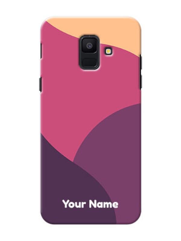Custom Galaxy A6 2018 Custom Phone Covers: Mixed Multi-colour abstract art Design