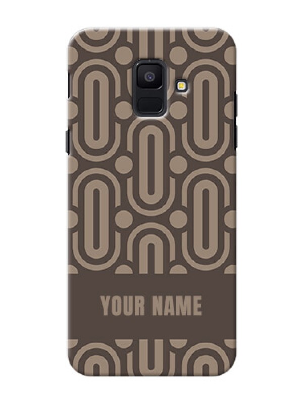 Custom Galaxy A6 2018 Custom Phone Covers: Captivating Zero Pattern Design