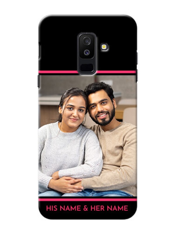 Custom Samsung Galaxy A6 Plus 2018 Photo With Text Mobile Case Design