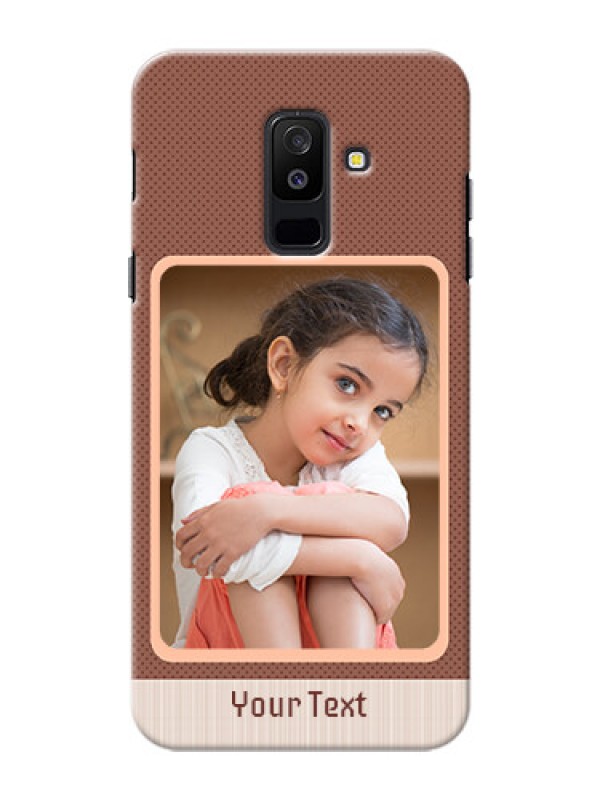 Custom Samsung Galaxy A6 Plus 2018 Simple Photo Upload Mobile Cover Design
