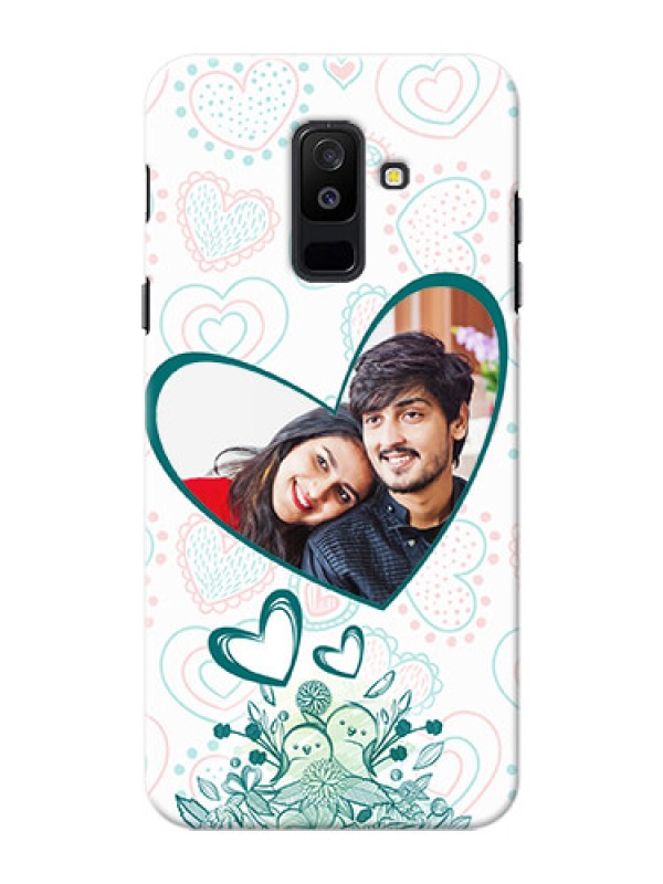 Custom Samsung Galaxy A6 Plus 2018 Couples Picture Upload Mobile Case Design