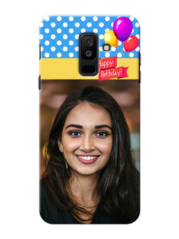 Custom Samsung Galaxy A6 Plus 2018 Happy Birthday Mobile Back Cover Design