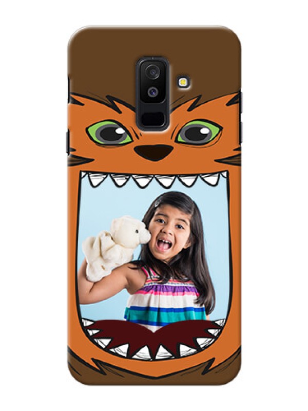 Custom Samsung Galaxy A6 Plus 2018 owl monster backcase Design