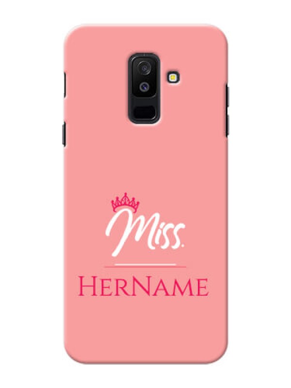 Custom Galaxy A6 Plus 2018 Custom Phone Case Mrs with Name