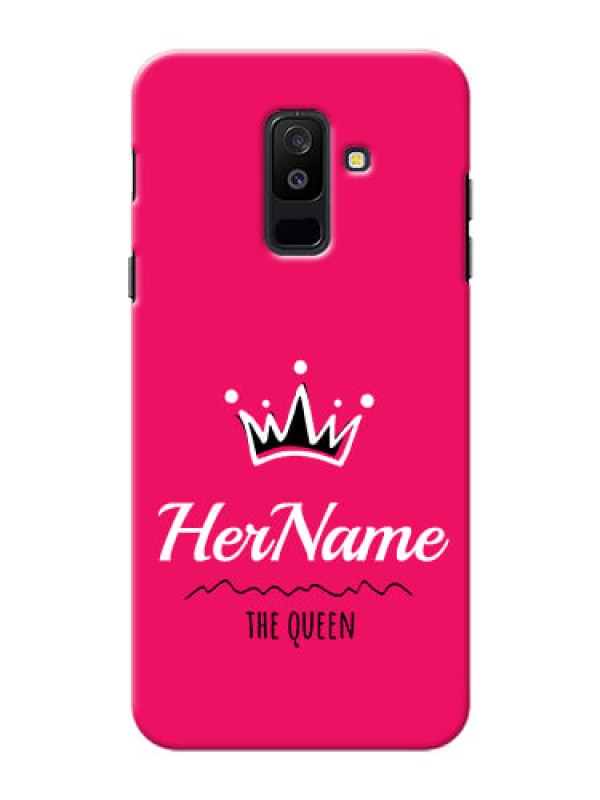 Custom Galaxy A6 Plus 2018 Queen Phone Case with Name