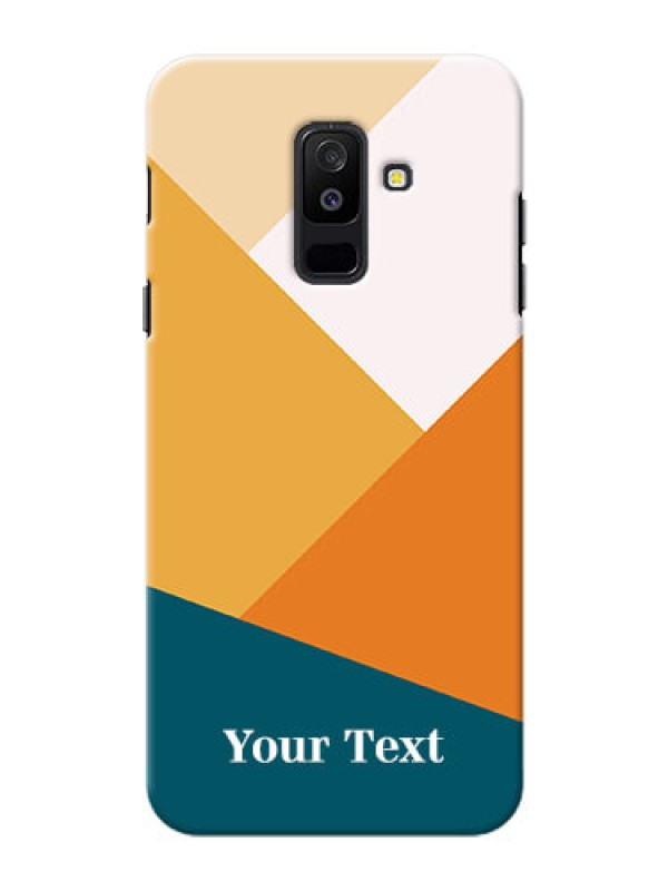Custom Galaxy A6 Plus 2018 Custom Phone Cases: Stacked Multi-colour Design