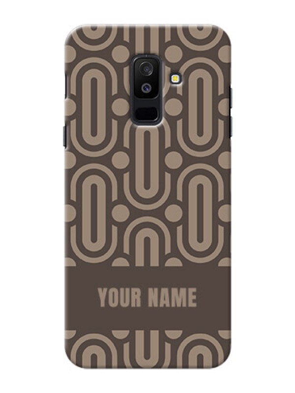 Custom Galaxy A6 Plus 2018 Custom Phone Covers: Captivating Zero Pattern Design