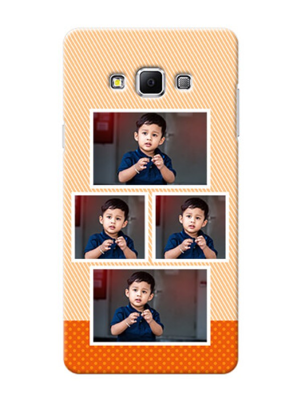Custom Samsung Galaxy A7 (2015) Bulk Photos Upload Mobile Case  Design