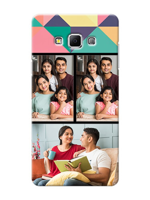 Custom Samsung Galaxy A7 (2015) Bulk Picture Upload Mobile Case Design
