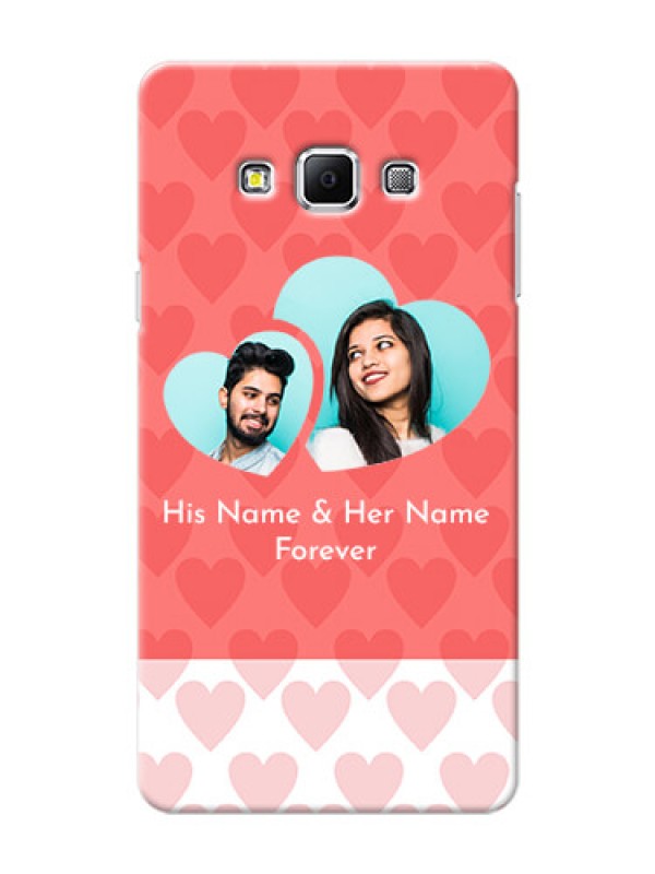 Custom Samsung Galaxy A7 (2015) Couples Picture Upload Mobile Cover Design