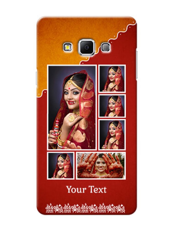 Custom Samsung Galaxy A7 (2015) Multiple Pictures Upload Mobile Case Design