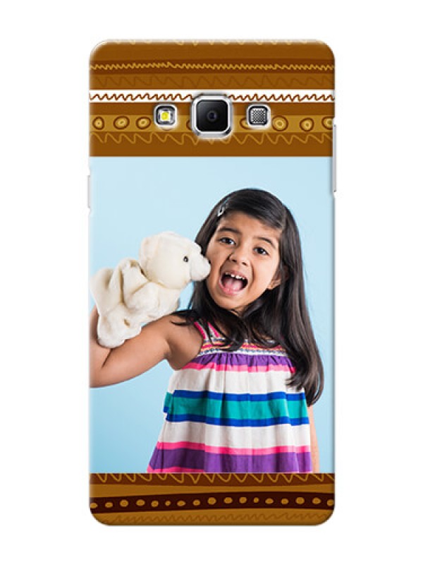 Custom Samsung Galaxy A7 (2015) Friends Picture Upload Mobile Cover Design