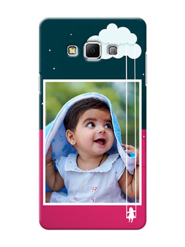 Custom Samsung Galaxy A7 (2015) Cute Girl Abstract Mobile Case Design