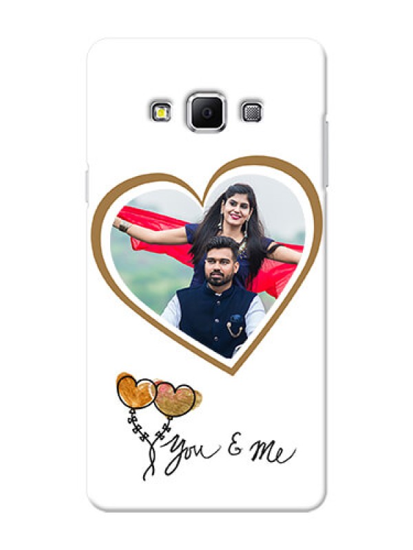 Custom Samsung Galaxy A7 (2015) You And Me Mobile Back Case Design