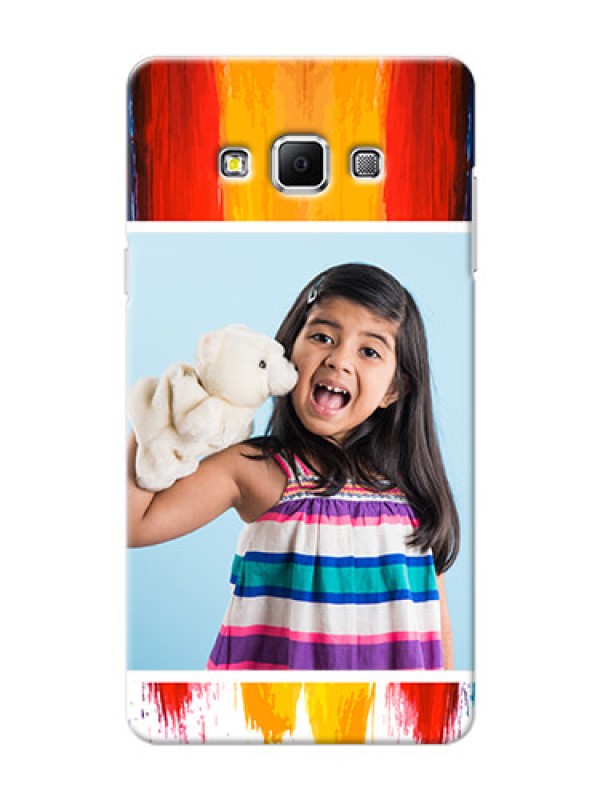 Custom Samsung Galaxy A7 (2015) Colourful Mobile Cover Design