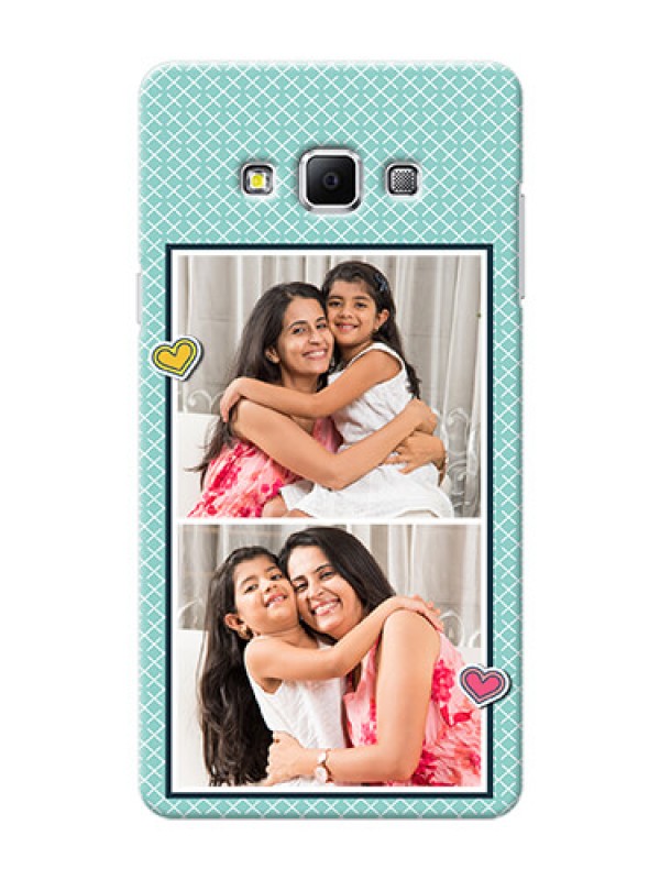 Custom Samsung Galaxy A7 (2015) 2 image holder with pattern Design