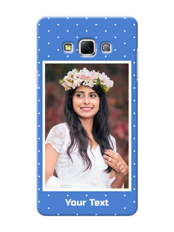 Custom Samsung Galaxy A7 (2015) 2 image holder polka dots Design