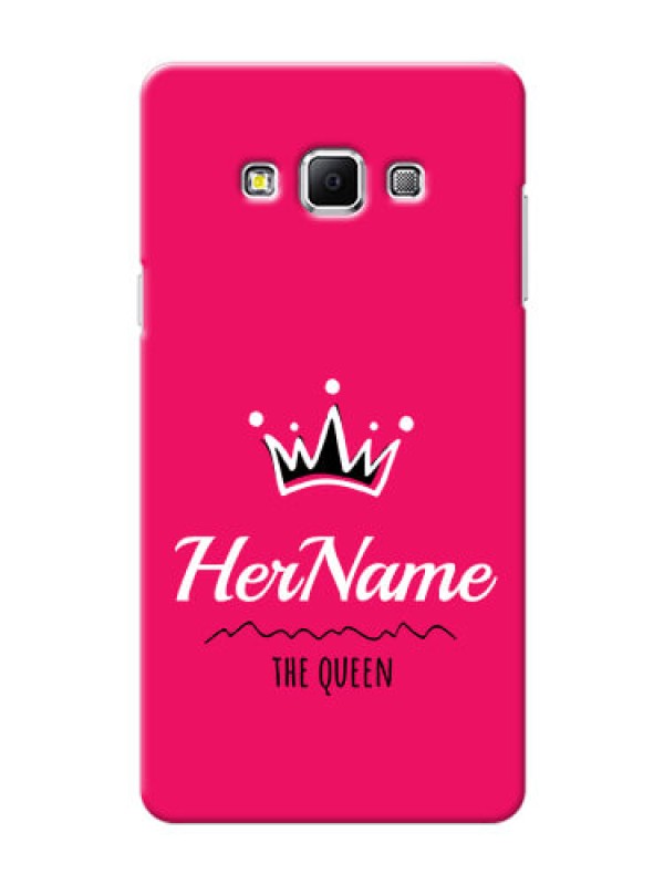 Custom Galaxy A7 (2015) Queen Phone Case with Name