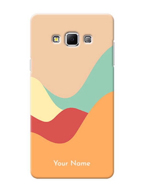 Custom Galaxy A7 (2015) Custom Mobile Case with Ocean Waves Multi-colour Design