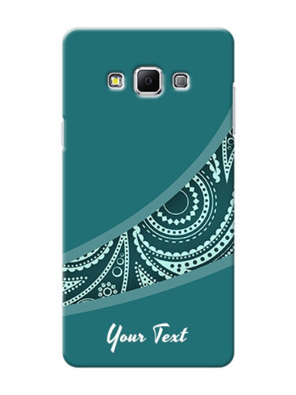 Custom Galaxy A7 (2015) Custom Phone Covers: semi visible floral Design