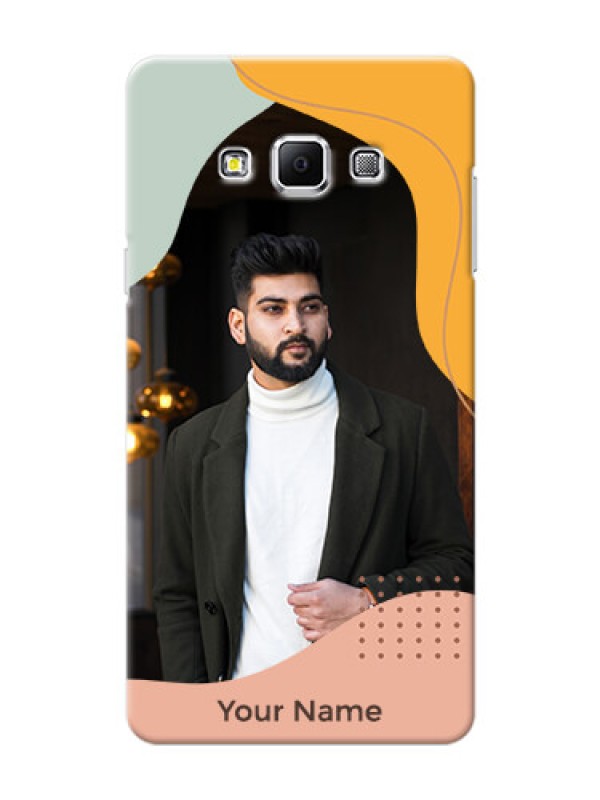 Custom Galaxy A7 (2015) Custom Phone Cases: Tri-coloured overlay design