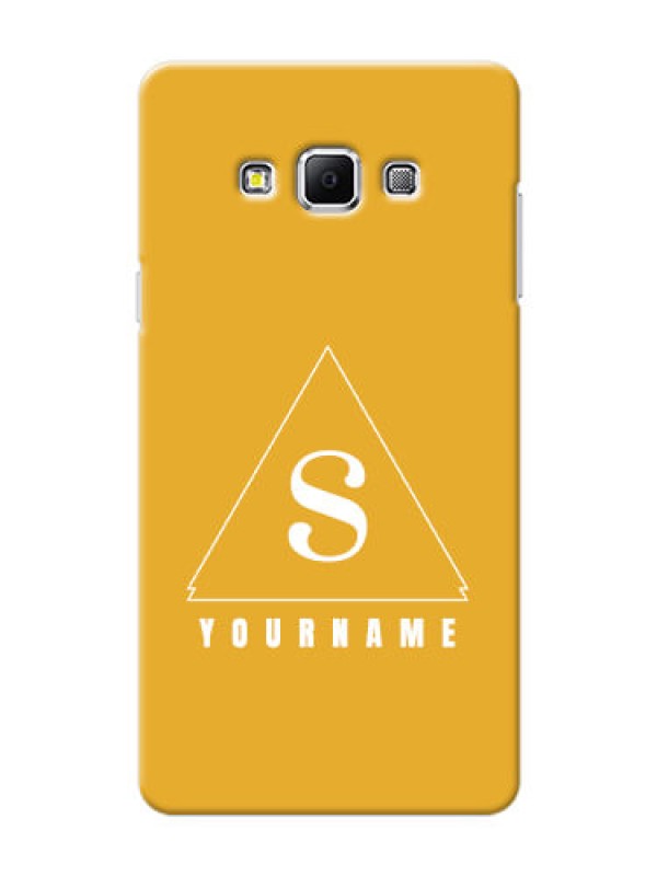Custom Galaxy A7 (2015) Custom Mobile Case with simple triangle Design