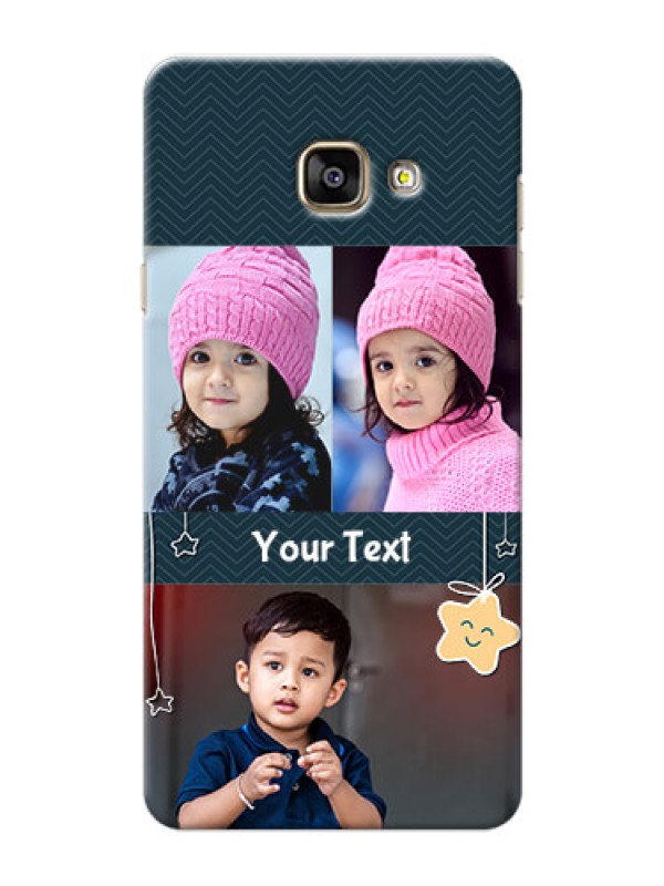 Custom Samsung Galaxy A7 (2016) 3 image holder with hanging stars Design