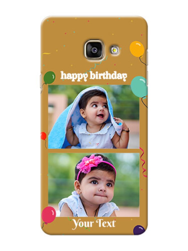 Custom Samsung Galaxy A7 (2016) 2 image holder with birthday celebrations Design