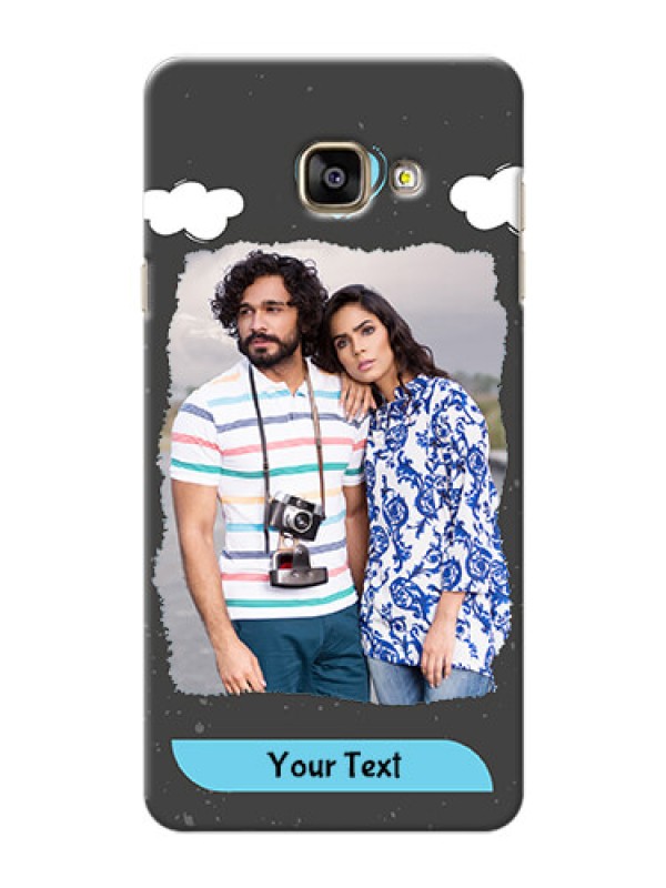 Custom Samsung Galaxy A7 (2016) splashes backdrop with love doodles Design