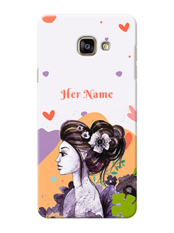 Custom Galaxy A7 (2016) Custom Mobile Case with Woman And Nature Design