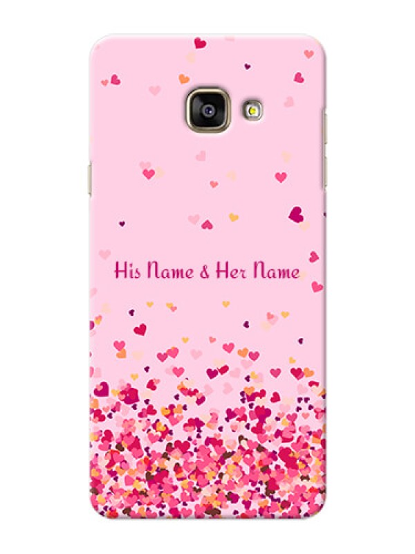 Custom Galaxy A7 (2016) Phone Back Covers: Floating Hearts Design