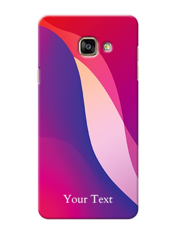 Custom Galaxy A7 (2016) Mobile Back Covers: Digital abstract Overlap Design