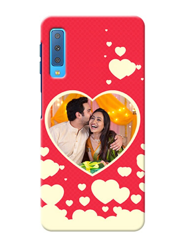 Custom Samsung Galaxy A7 (2018) Phone Cases: Love Symbols Phone Cover Design