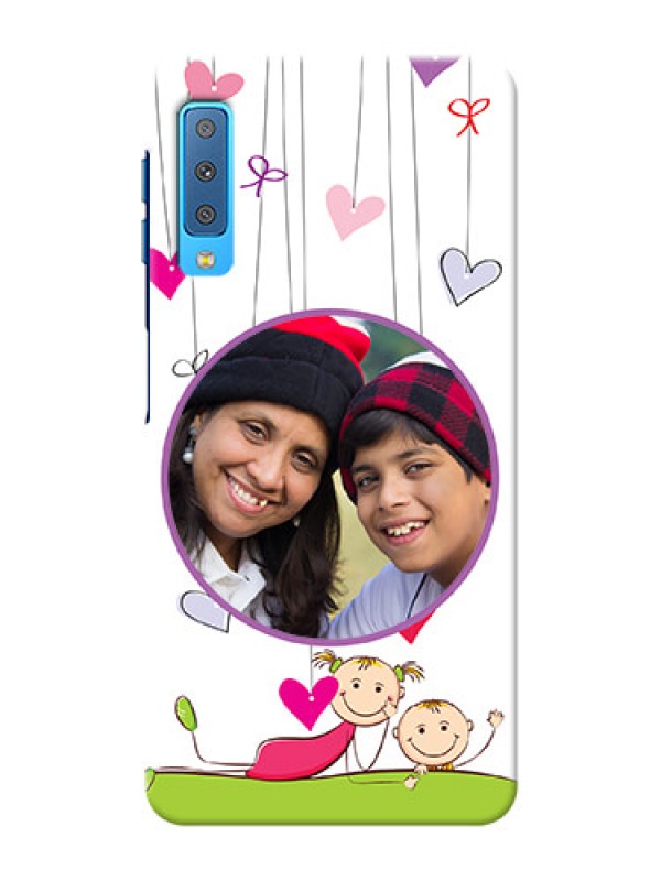 Custom Samsung Galaxy A7 (2018) Mobile Cases: Cute Kids Phone Case Design