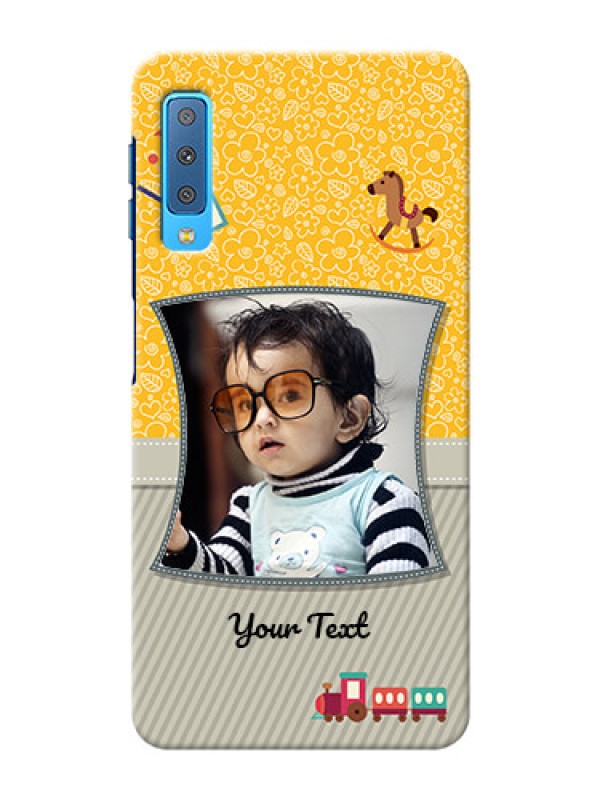 Custom Samsung Galaxy A7 (2018) Mobile Cases Online: Baby Picture Upload Design