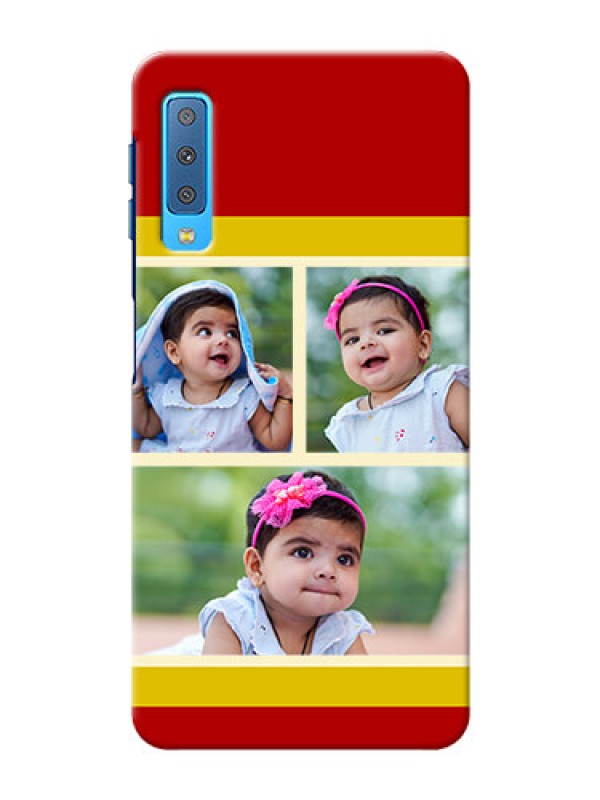 Custom Samsung Galaxy A7 (2018) mobile phone cases: Multiple Pic Upload Design