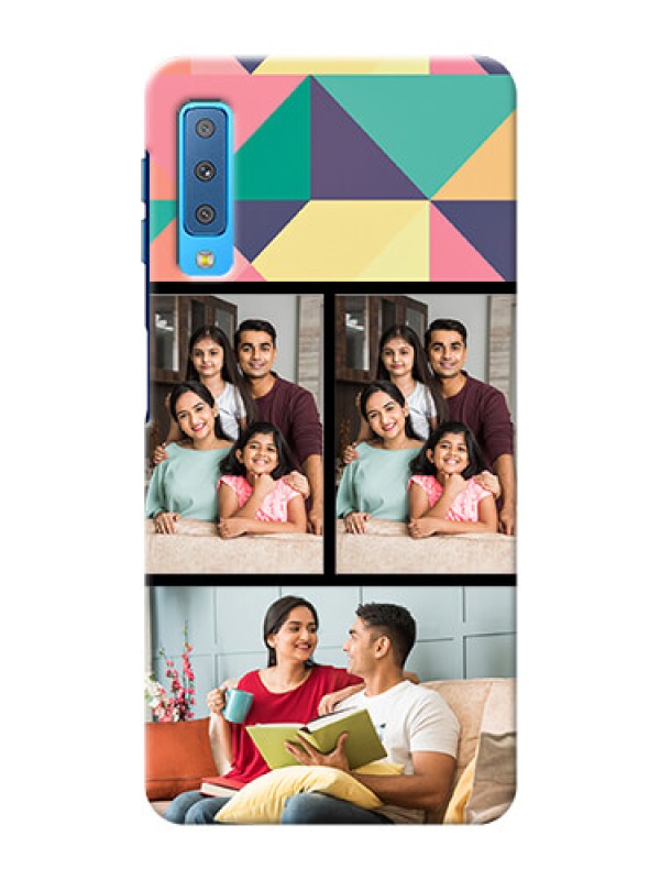 Custom Samsung Galaxy A7 (2018) personalised phone covers: Bulk Pic Upload Design