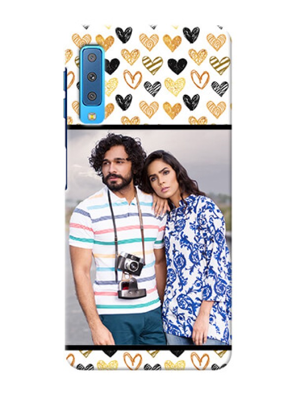Custom Samsung Galaxy A7 (2018) Personalized Mobile Cases: Love Symbol Design