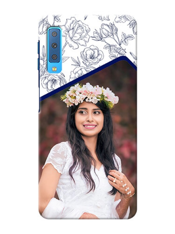 Custom Samsung Galaxy A7 (2018) Phone Cases: Premium Floral Design