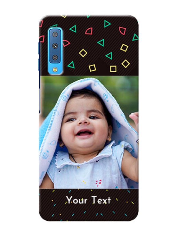 Custom Samsung Galaxy A7 (2018) custom mobile cases with confetti birthday design