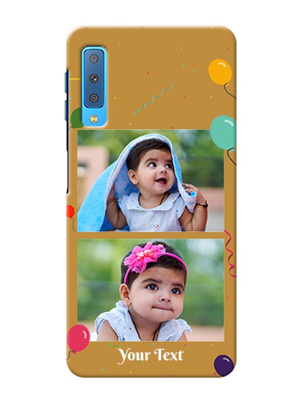 Custom Samsung Galaxy A7 (2018) Phone Covers: Image Holder with Birthday Celebrations Design