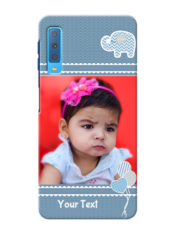 Custom Samsung Galaxy A7 (2018) Custom Phone Covers with Kids Pattern Design