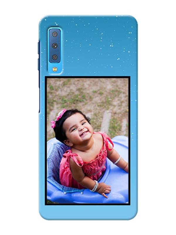 Custom Samsung Galaxy A7 (2018) Phone Covers: Wave Pattern Colorful Design