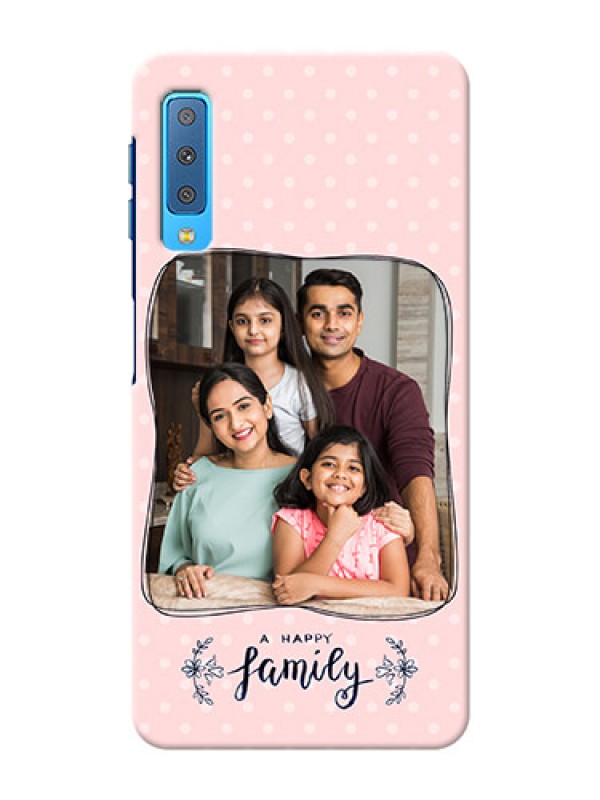 Custom Samsung Galaxy A7 (2018) Personalized Phone Cases: Family with Dots Design