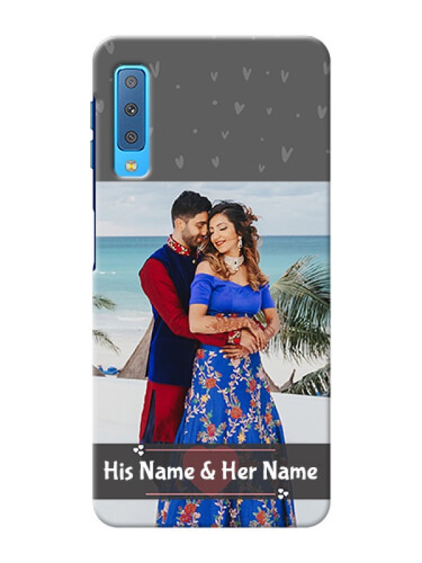 Custom Samsung Galaxy A7 (2018) Mobile Covers: Buy Love Design with Photo Online