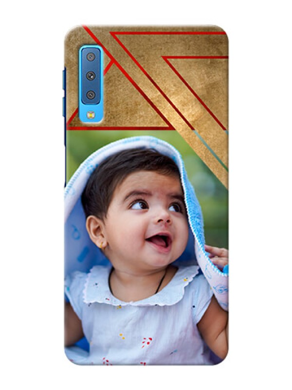 Custom Samsung Galaxy A7 (2018) mobile phone cases: Gradient Abstract Texture Design